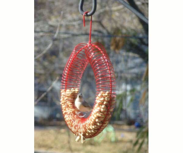 whole peanut wreath ring bird feeder red best seller whole peanut wreath ring bird feeder red best seller