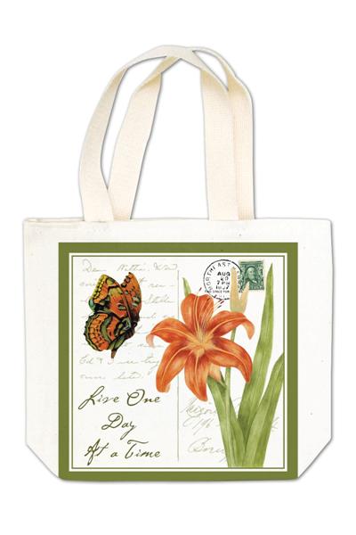 Orange Butterfly Gift Tote
