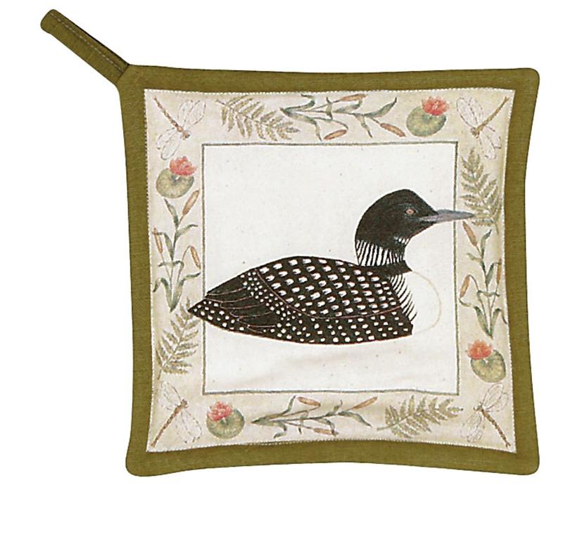 Loon Potholder