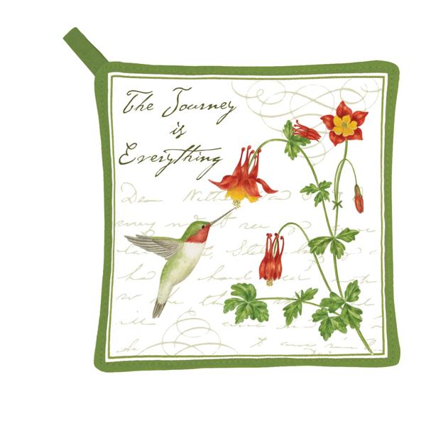 Hummingbird Potholder