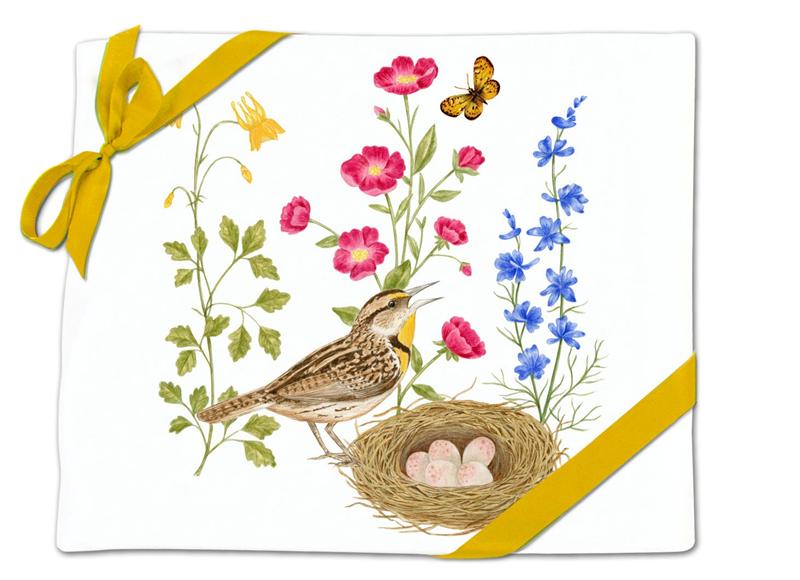 Alice's Cottage Meadowlark Flour Sack Towel (set of 2)