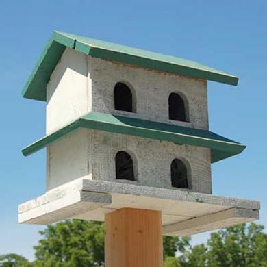 Amish Made Hanover Purple Martin House, 4 Rooms