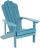 Gardenature Classic Design Adirondack Chair, Blue