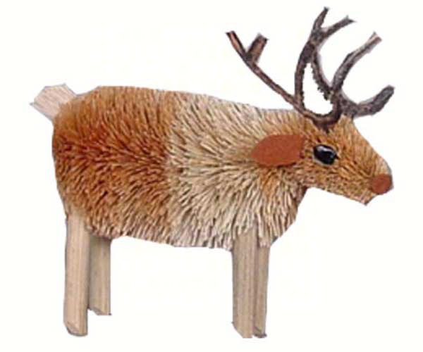 Hand Made Reindeer Ornament