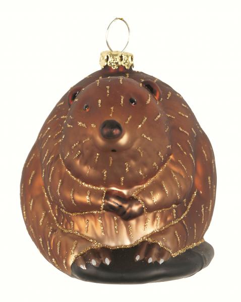  Cobane Beaver Glass Ornament