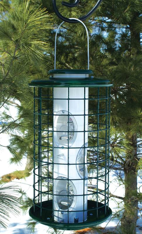 Heavy Duty Mixed Seed Feeder W/ Wire Cage