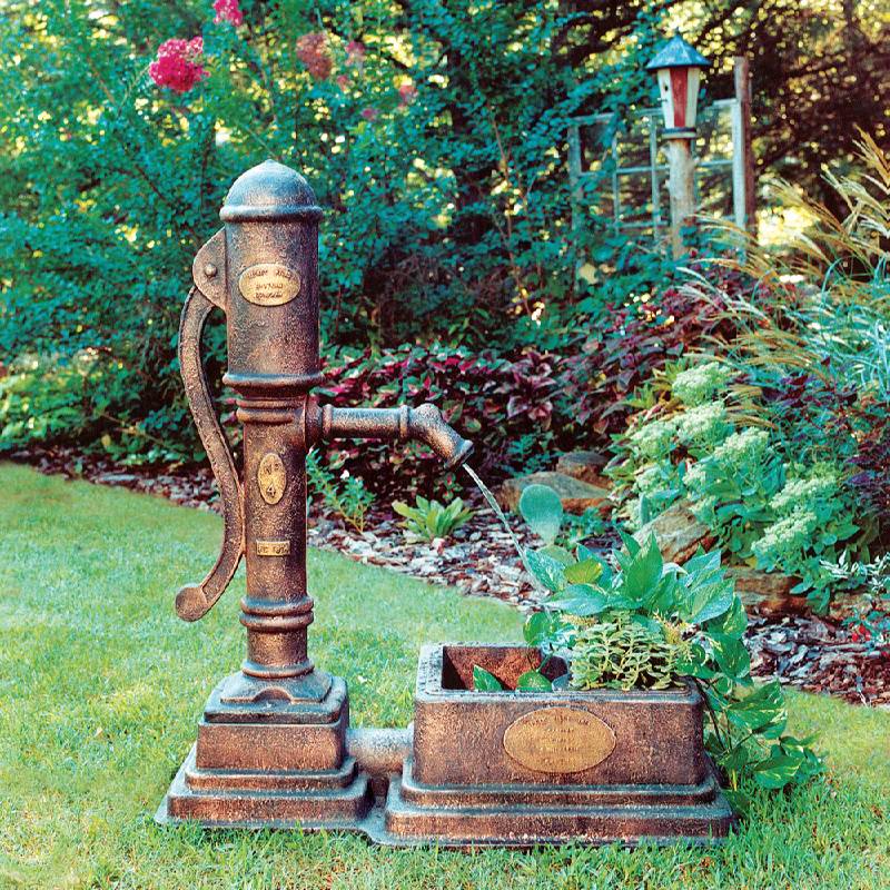 Little Giant Village Pump Planter Fountain