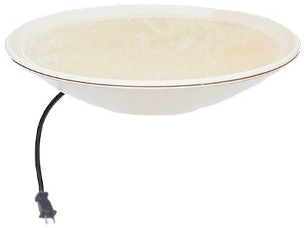 API Heated Heavy Duty Plastic Bird Bath