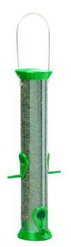 Droll Yankees Sunflower Feeder 15 in. Green