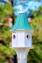 Copper Bell Roof Birdhouse-White Vinyl/PVC 34 in. x 14 in 1