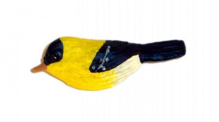 Fisher Wildlife Gold Finch Pin