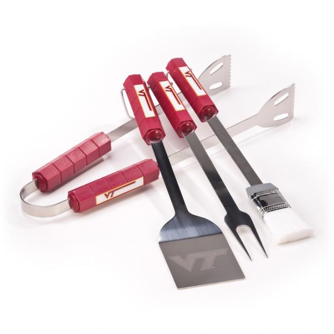 Virginia Tech Hokies 4 Pc Bbq Set