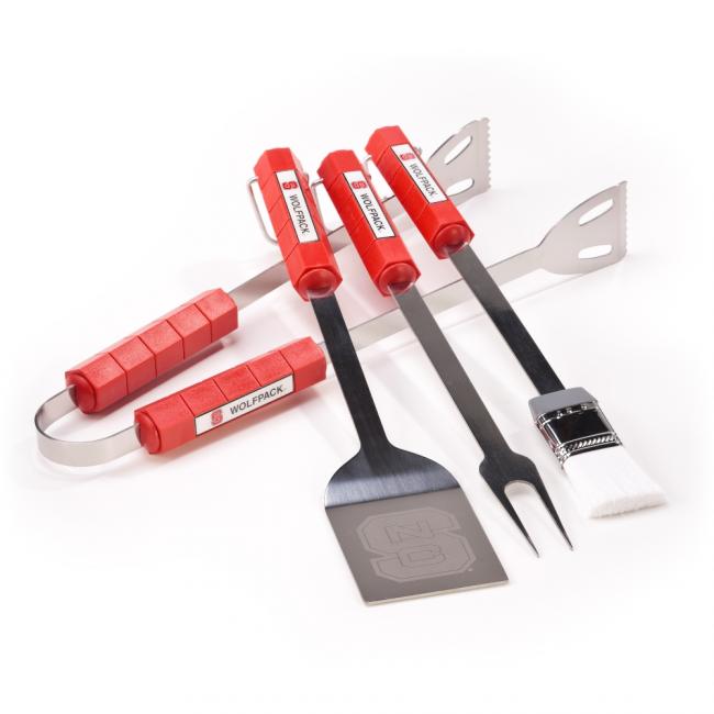 N. Carolina State Wolfpack 4 Pc Bbq Set