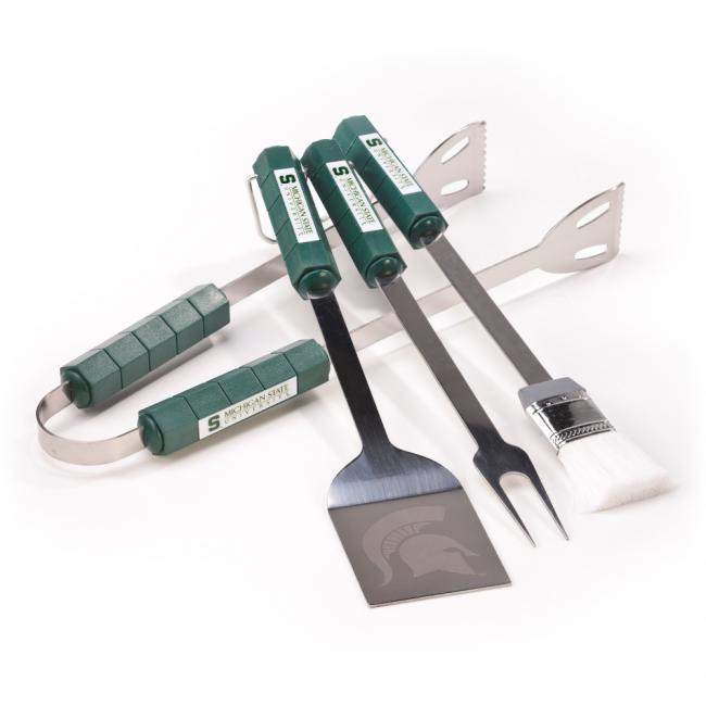 Michigan State Spartans 4 Pc Bbq Set