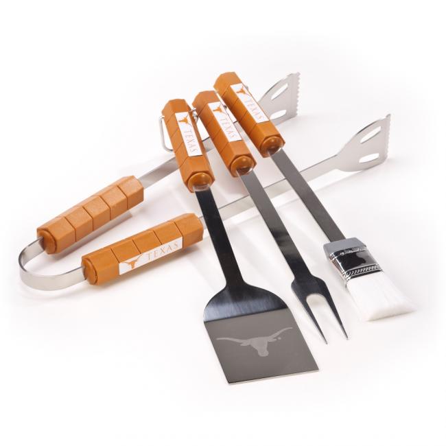 Texas Longhorns 4 Pc Bbq Set