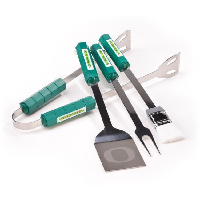 Oregon Ducks 4 Pc Bbq Set