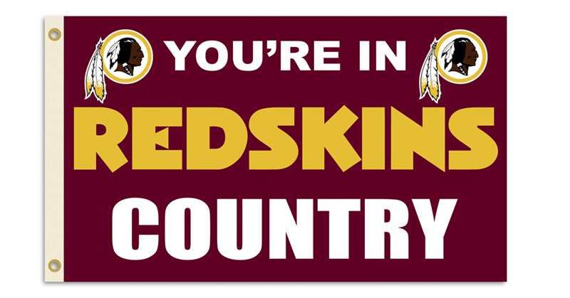 Washington Redskins 3 Ft. X 5 Ft. Flag W/Grommetts