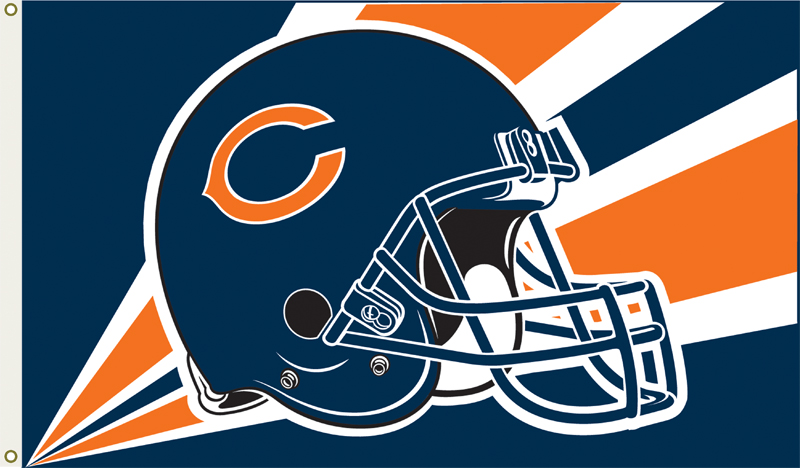 Chicago Bears 3 Ft. X 5 Ft. Flag W/Grommetts