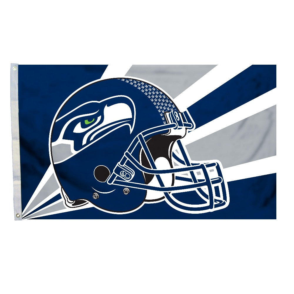 Seattle Seahawks 3 Ft. X 5 Ft. Flag W/Grommetts
