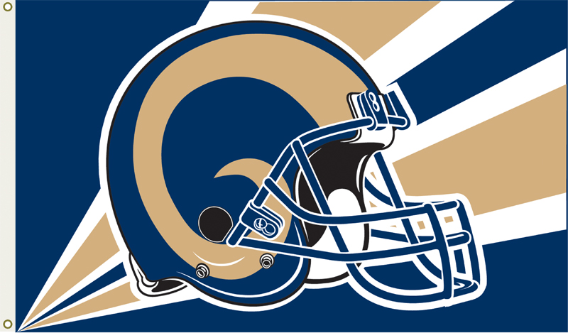 St. Louis Rams 3 Ft. X 5 Ft. Flag W/Grommetts