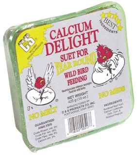 C and S Suet Products 15 oz. Calcium Delight Dough-Case of 12