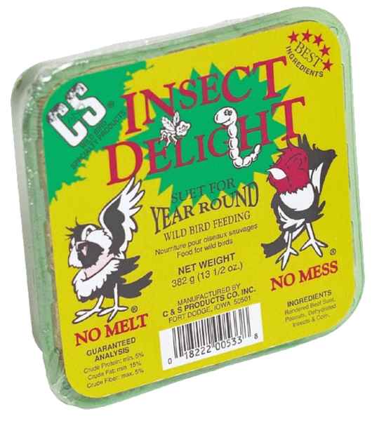 C and S Suet Products 13.5 oz. Insect Dough-Case of 12
