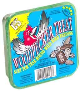 C and S Suet Products 11 oz. Woodpecker Treat-Case of 12