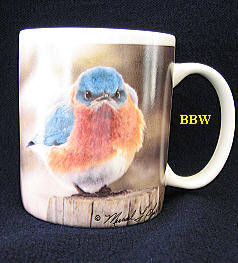  Mad Bluebird Coffee Mugs-SET OF 4