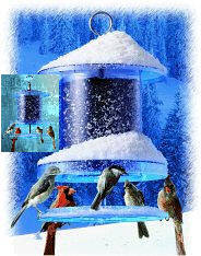 All Weather Bird Feeder 6 Quart Capacity