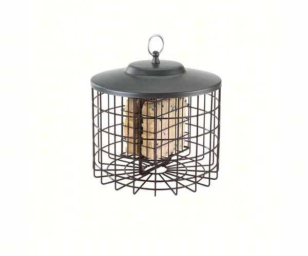 Caged Squirrel Proof Double Suet Feeder