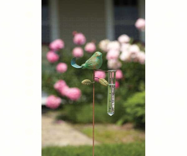 Bird Rain Gauge Teal