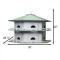 Deluxe Convertible 6 or 12 Room Purple Martin House 4