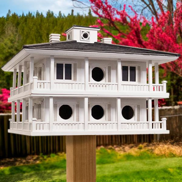 Home Bazaar Purple Martin Clubhouse Bird House, 16 Room