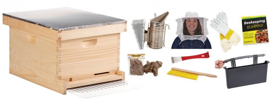 10-Frame Beginner Bee Hive Kit-Bee Keeping