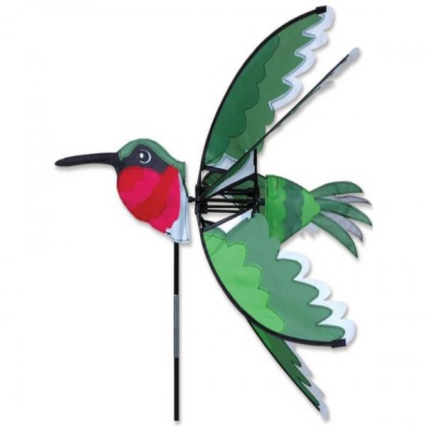 24 Inch Ruby Throated Hummingbird Spinner