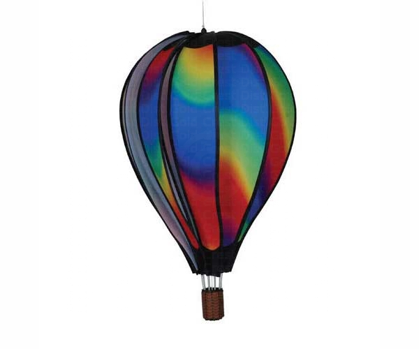 Hot Air Balloon Wavy 22 inch Wind Spinner.
