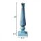 Rome Cast Iron Baluster Pedestal, Antique, 20