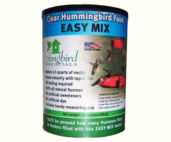 24 oz Clear Hummingbird Nectar Easy Mix.