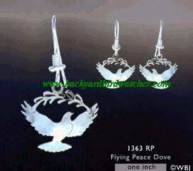 Wild Bryde Peace Dove Earrings