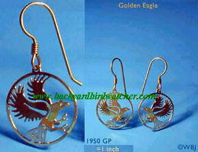 Wild Bryde Golden Eagle Earrings
