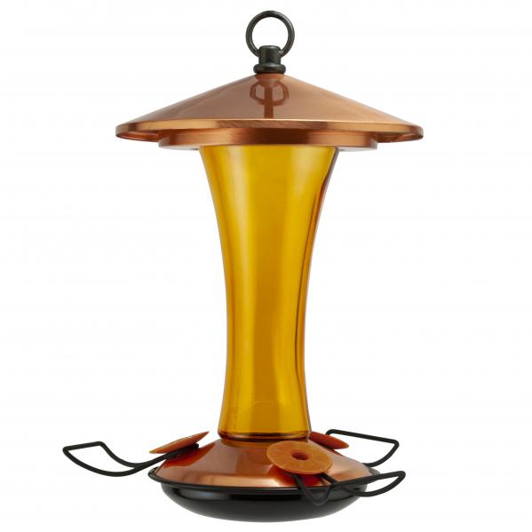 Mid-Century Coppertop Oriole Feeder with ant moat