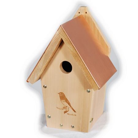 Woodlink Coppertop Bluebird House, 1 9/16