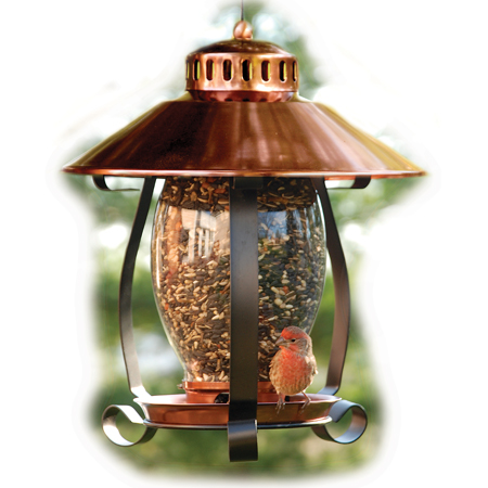 Woodlink Brushed Copper Finish Lantern Bird Feeder Model Coplantern