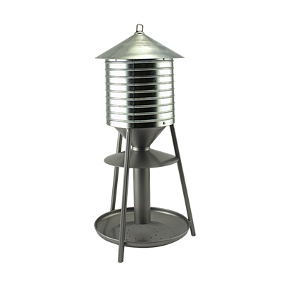 Rustic Farmhouse Galvanized Water Tower Bird Feeder