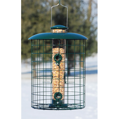 Woodlink Metal Caged 6 Port Seed Tube Feeder