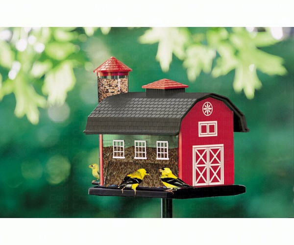 Artline Red Barn Combo Bird Feeder