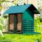 Double Option Metal Suet & Seed Bird Feeder