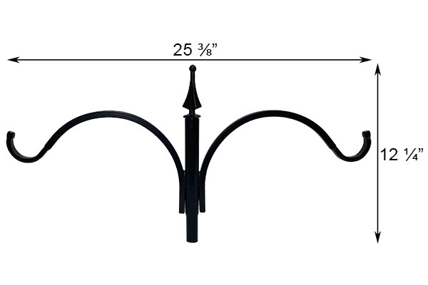 2 Arm Bird Feeder Pole Top Attachment