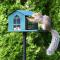Metal Food Pantry Squirrel Feeder, Green 2