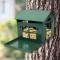 Metal Food Pantry Squirrel Feeder, Green